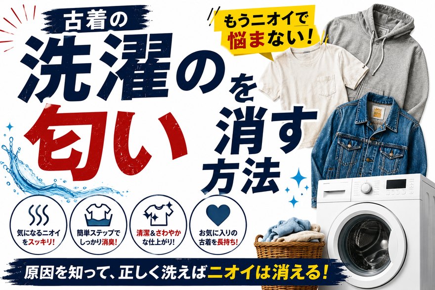 古着の匂いはこう消す