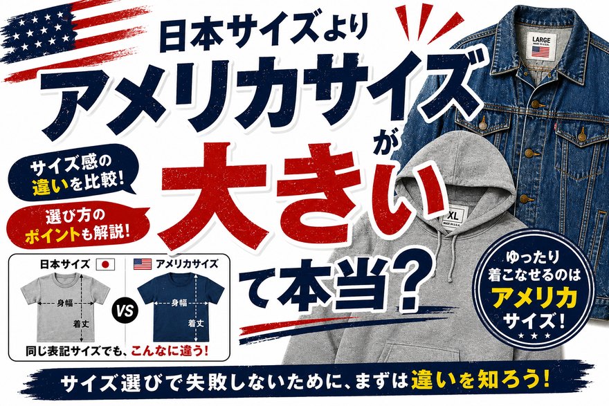 古着のサイズが合うか分からない