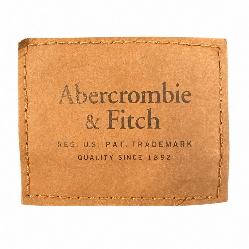 Abercrombie and Fitchの1892ロゴ入りポロ用ハングタグとLong Sleeve Polo表示