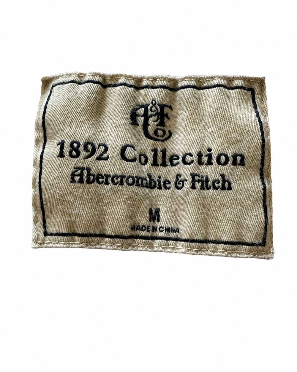 Abercrombie and FitchのRugged Quality、Genuine Made Goods、Durable Goodsなど複数タグ比較資料
