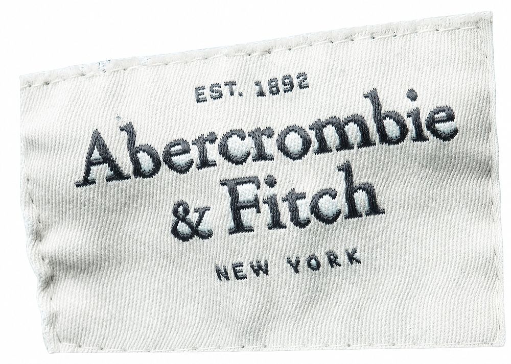 Abercrombie and Fitch Quality Goods Filament Outdoorsman Since 1892、100パーセントCotton、Made in Mauritiusのタグ