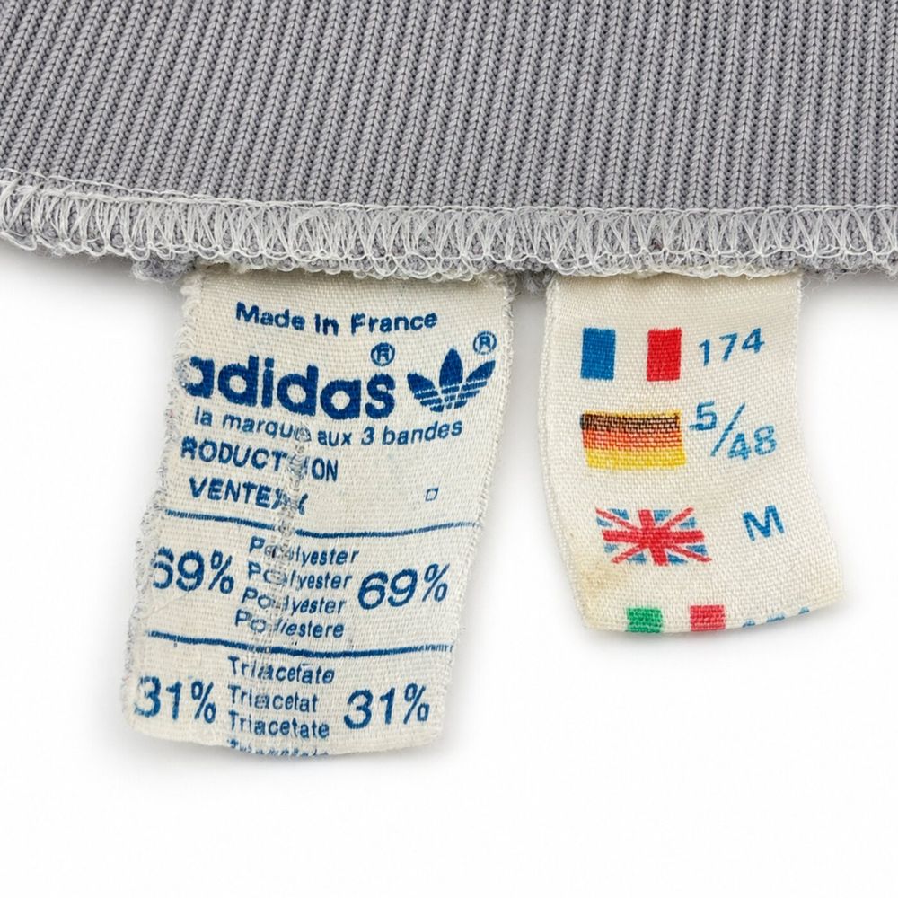 1970年代から80年代初頭のフランス製adidas VENTEXタグ