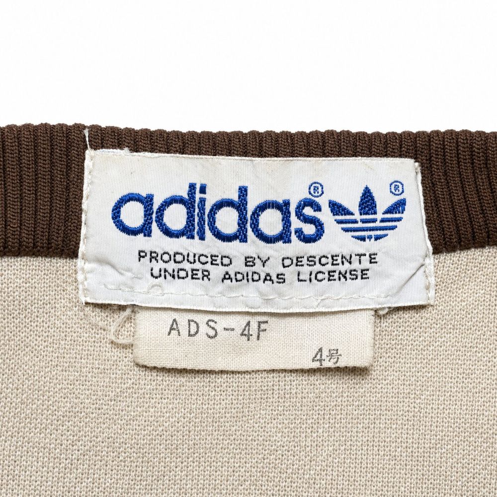1980年代頃のadidasデサントライセンスタグ