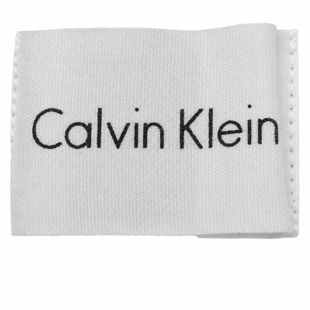 Calvin Klein Blue Jeansの革パッチとMade in Philippines、RN 36009タグ