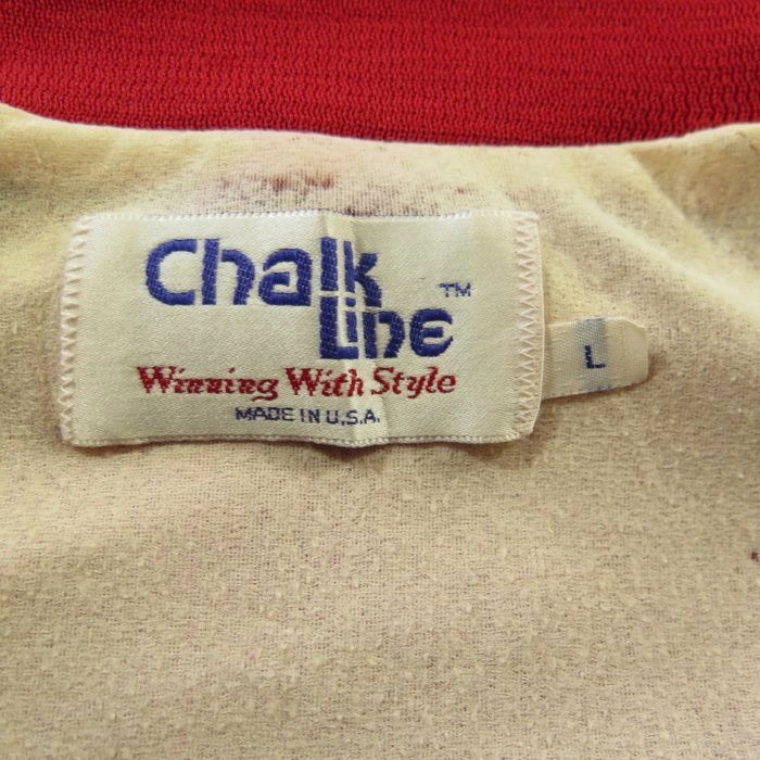 Chalk Lineの実物タグ資料、色の違うボディに付く同ブランドのタグ