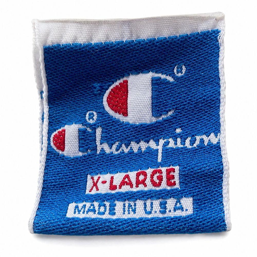 Champion 80年代青刺繍タグ