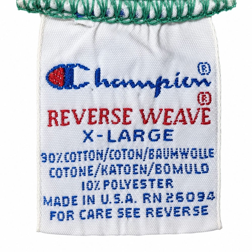 90年代Champion Reverse Weave縦長タグ