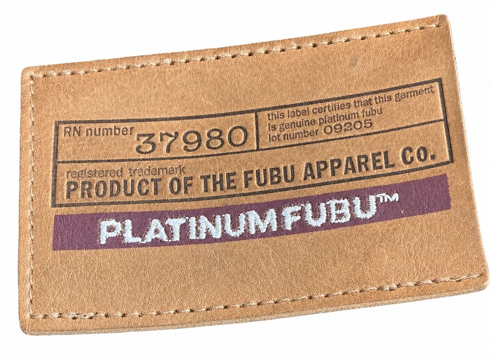 Platinum FUBU、PF56402、38x34、Raw Blue、55ドルの下げ札