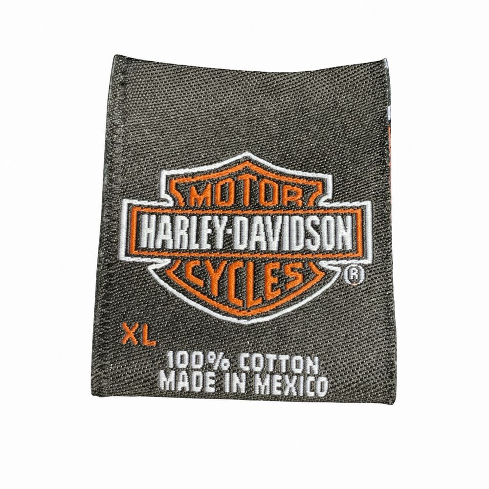 MOTOR HARLEY-DAVIDSON CLOTHES、L、50パーセントPOLYESTER50パーセントCOTTON、洗濯表示のタグ