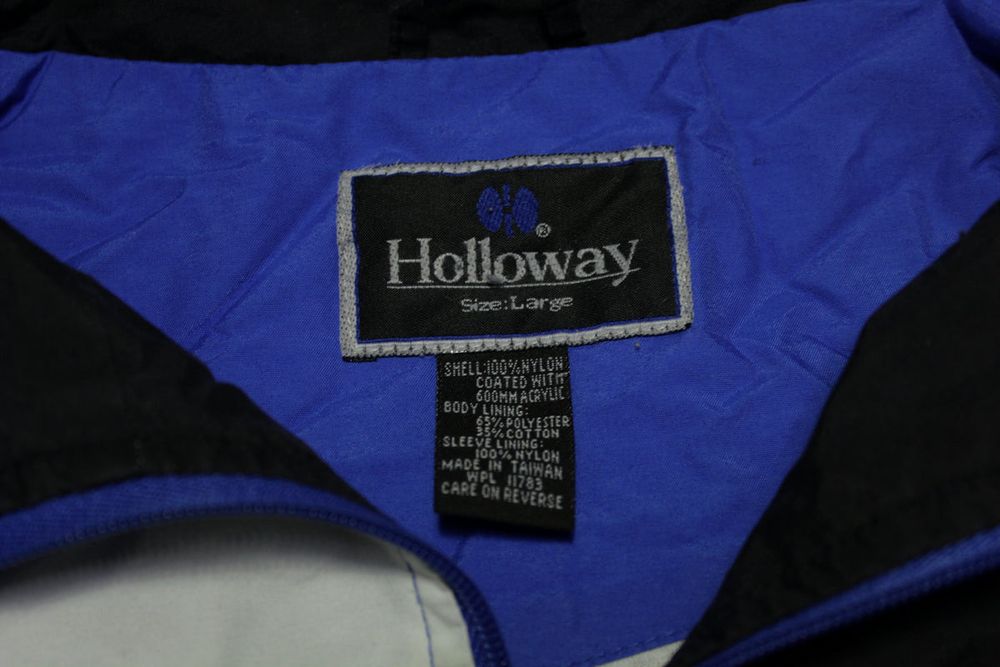 Hollowayの実物タグ資料、プリント式の表示。文字の読める範囲を記録する