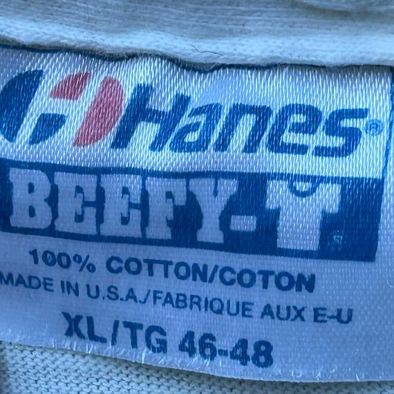 Jeff Hamiltonの実物タグ資料、生産国や素材表示が近接するタグの例