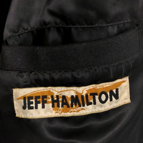Jeff Hamiltonの実物タグ資料、競技・用途を示す補助表示があるタグ