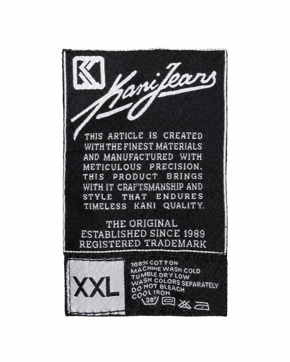 Registered Trademark Karl Kani Jeans、5-23-68のメタルプレート