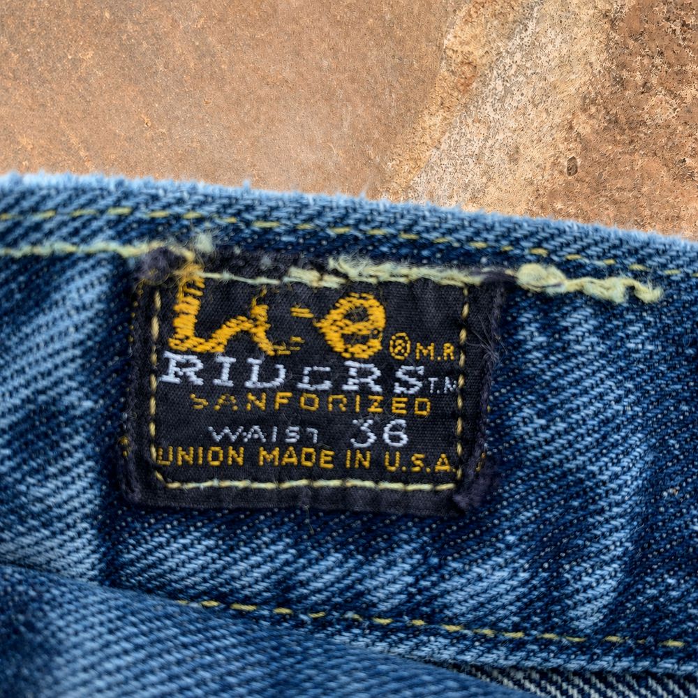 Lee Ridersの実物タグ資料、最後に比較用として残すタグ全体のカット