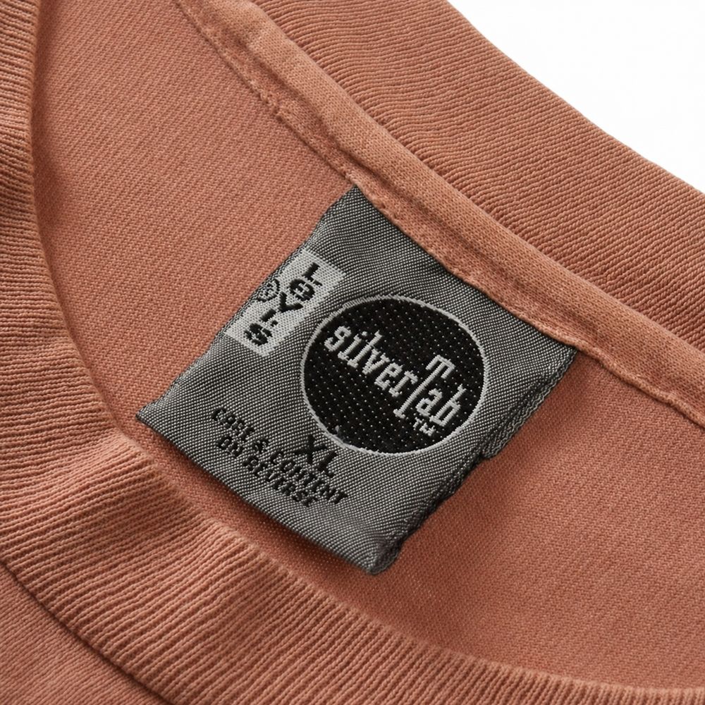 Levi’s SilverTabの実物タグ資料、生産国や素材表示が近接するタグの例