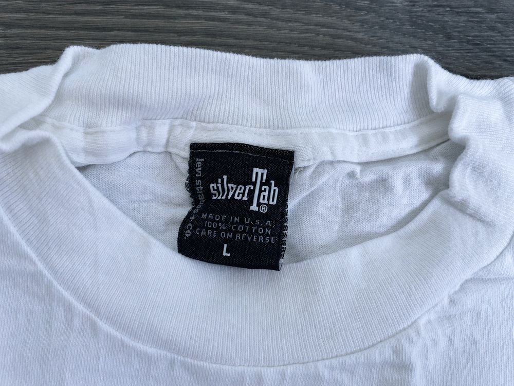 Levi’s SilverTabの実物タグ資料、ケア表示やサイズ欄を含むタグ周辺