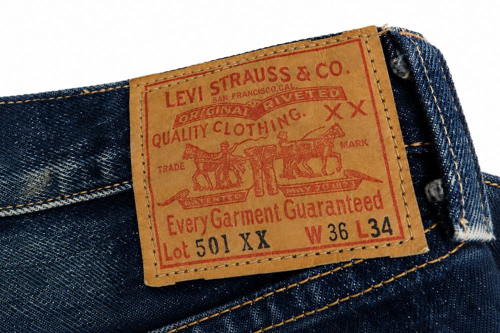 1950年代モデルのツーホースパッチを実物資料から再構成したイメージ