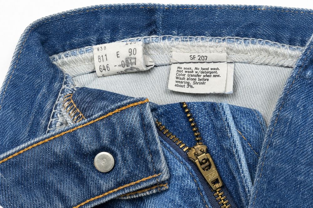 Levi'sボタンフライとジッパーフライ実物資料ベースの再構成イメージ