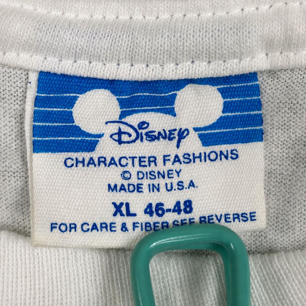 Mickey Mouseの実物タグ資料、競技・用途を示す補助表示があるタグ