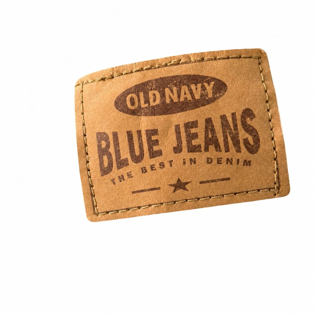 OLD NAVYのMタグと100パーセントコットン、Made in U.S.A.、RN 54023表示