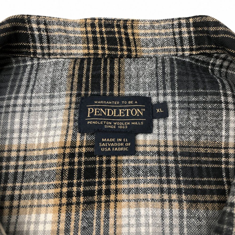 近年Pendleton黒タグとエルサルバドル縫製表記