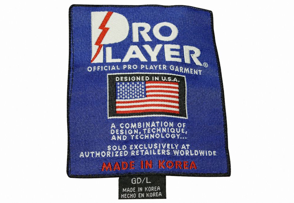 Pro Player、XL、Care on Reverse、100パーセントCotton、Made in U.S.A.、RN13765のTeam USAタグ