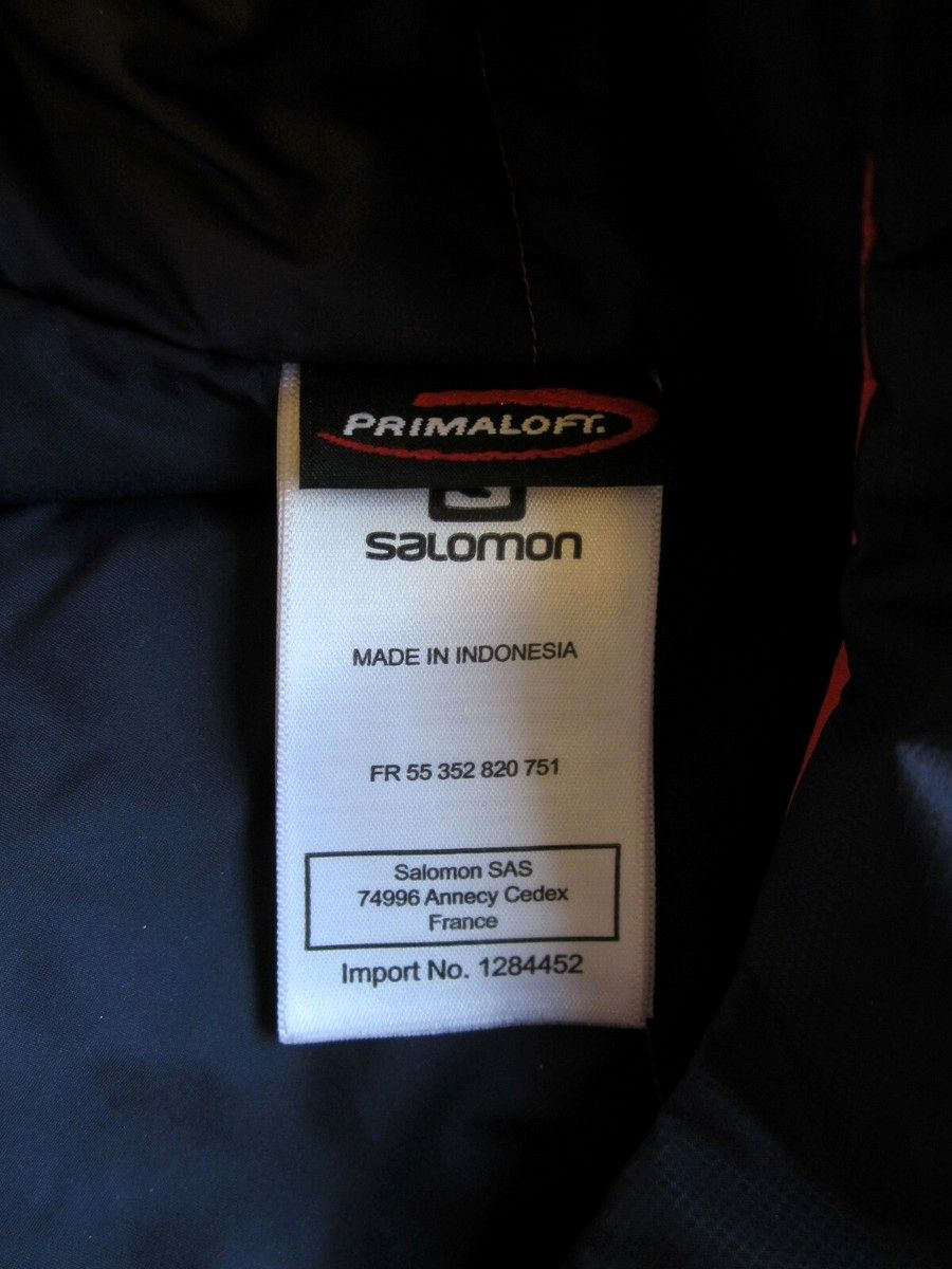 Salomonの実物タグ資料、競技・用途を示す補助表示があるタグ