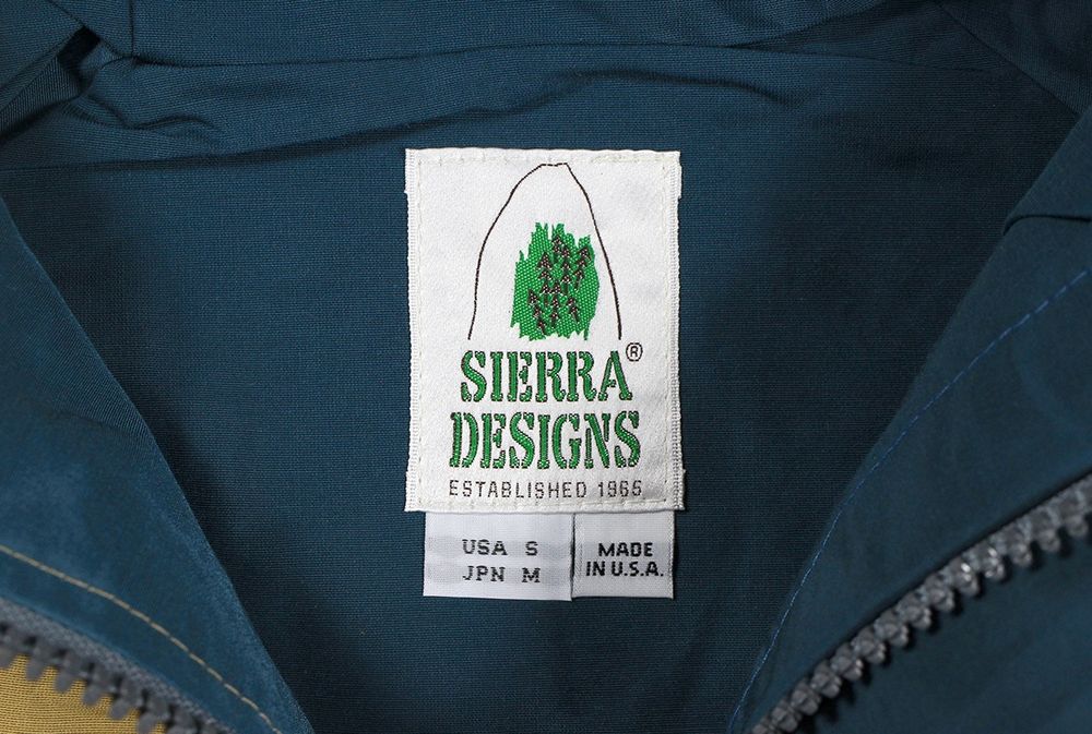 Sierra Designsの実物タグ資料、競技・用途を示す補助表示があるタグ