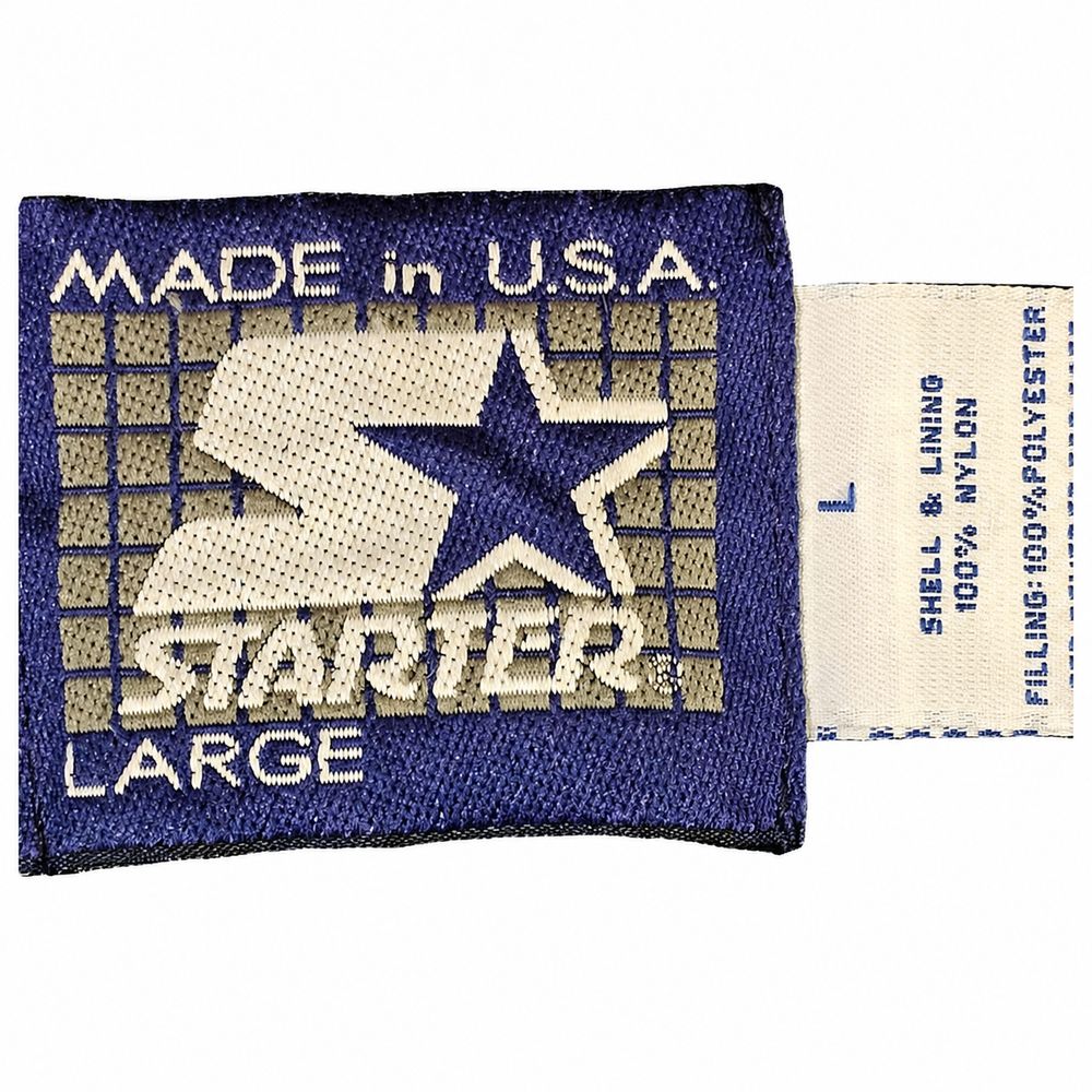 Starter星ロゴ、Made in China、Hecho en China、Fait en Chine、XLのタグ