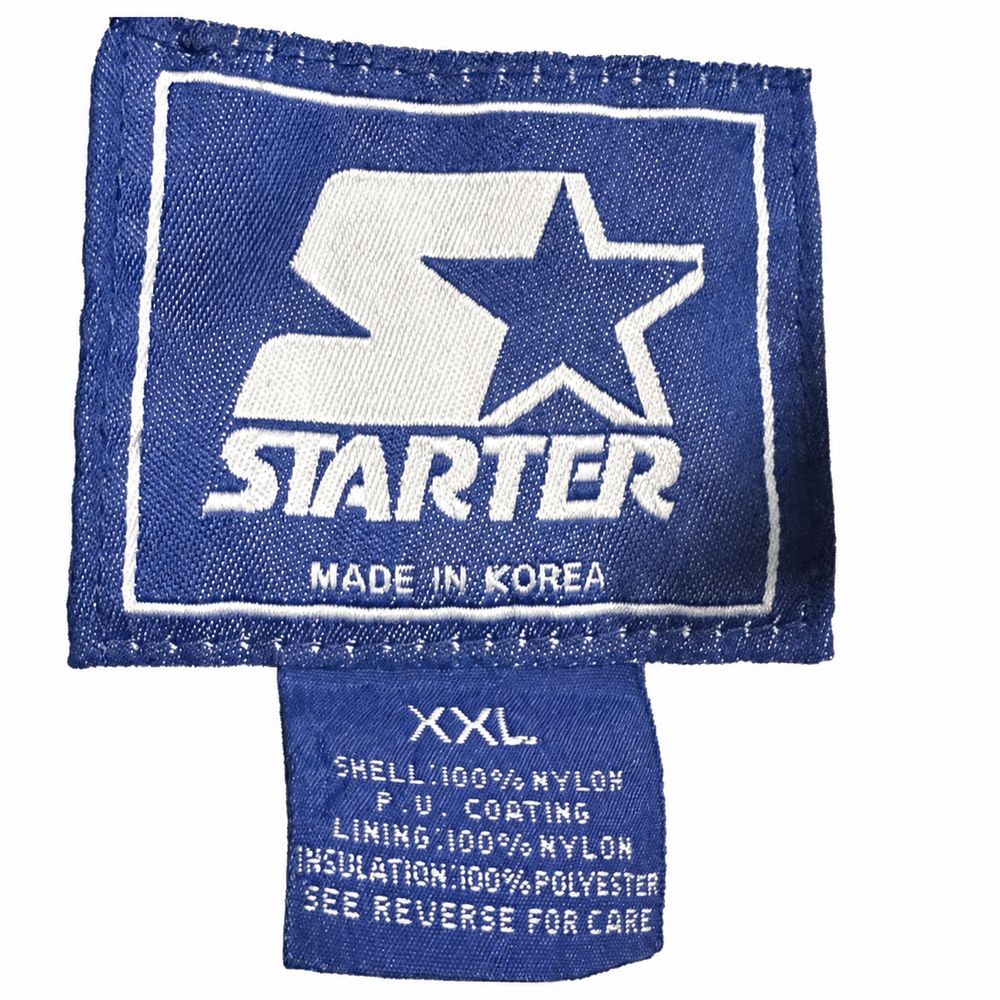 Starter星ロゴ、Made in Korea、XXL、ShellとLiningとInsulationの素材タグ