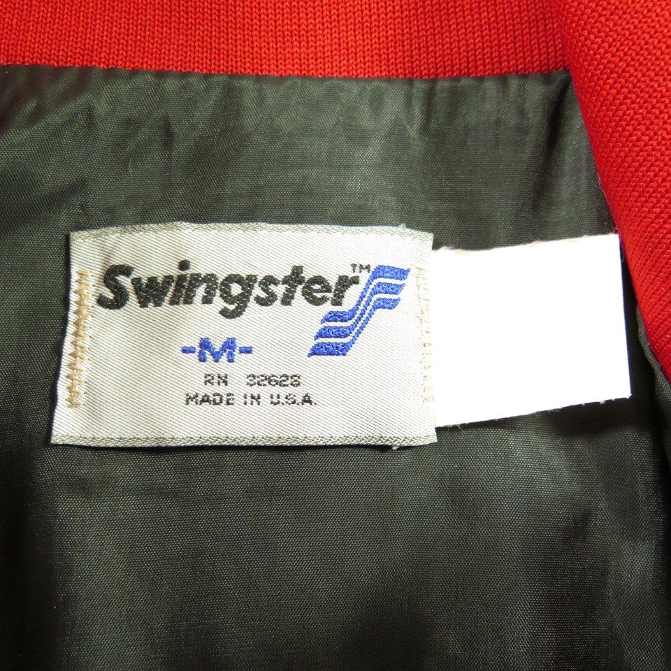 Swingsterの実物タグ資料、ケア表示やサイズ欄を含むタグ周辺