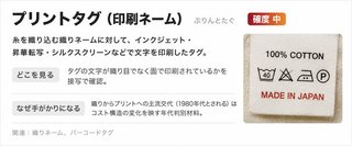 プリントタグ(印刷ネーム)