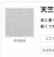 天竺編み(天竺)